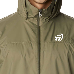Chaqueta de lluvia hecha a medida de alta calidad para hombres Chaqueta de lluvia resistente súper impermeable de nailon personalizada - Product Image 6