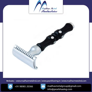 Compre maquinilla de afeitar de buena calidad con mango de latón disponible a un precio razonable - Product Image 2