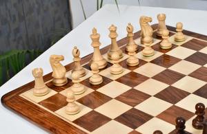 Juego de Piezas de Ajedrez Grandmaster Staunton Hechas a Mano en Madera de Sheesham y Boj, Rey de 3.75 Pulgadas al Mejor Precio - Product Image 2