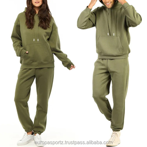 Ensemble de survêtement deux pièces oversize en molleton bouclette 500 g/m² délavé à l'acide pour homme, coupe régulière, streetwear d'hiver, grandes tailles, 100 % respirant - Product Image 6