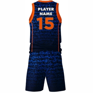 Uniforme personnalisé de basket-ball d'équipe uniforme personnalisé de conception en gros bonne qualité séchage rapide 100% polyester uniformes de basket-ball - Product Image 3