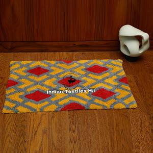 Vente en gros de tapis de bain de luxe à la mode à séchage rapide en coton de créateur avec des techniques fabriquées à la machine pour les salles de bain par ITHL - Product Image 3