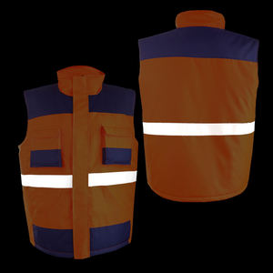Vêtement de travail haute visibilité, veste de sécurité sans manches avec bande réfléchissante pour les travailleurs du bâtiment et les travailleurs en extérieur - Product Image 6