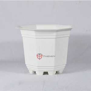 Pot octogonal BG - Un look propre et élégant pour des pots en plastique - Product Image 3