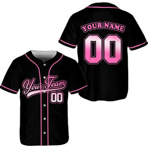 Camiseta de Béisbol Personalizada de Estilo Americano, Diseño de Jersey de Béisbol, Manga Corta, Ropa Deportiva Personalizada para Hombre - Product Image 5