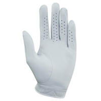 Guante de golf de cuero para diestros para hombres, marcador de bola magnético, guante blanco reemplazable transpirable, piel de oveja