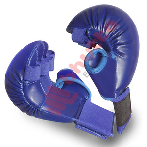 Professional Manufacturing <b>Karate</b> Gloves <b>Equipment</b> Training Hand Mitts Gloves For Sale Gold Cowhide Leather <b>Karate</b> Gloves - Product Image 2