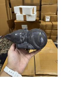 New Design American Style Sitting <b>Cat</b> <b>Urn</b> in Aluminum Durable & Customizable for Pet <b>Cat</b> Ashes Cremation - Product Image 4