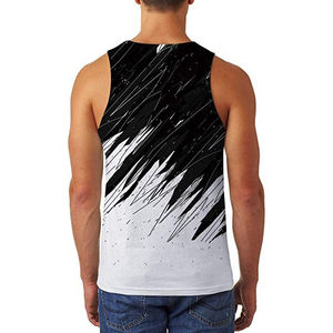 Débardeur respirant de style hawaïen tendance pour hommes été gym entraînement musculation équipement d'entraînement dos personnalisé à la mode sans manches - Product Image 2