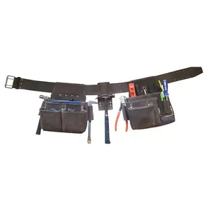 Pakistan Made Best Quality Tool Bag With Belt / Factory Direct Supplier Cheap Price Leather Tool Kit Belts