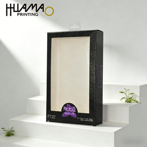 Emballage de coque de téléphone écologique Impression personnalisée et LOGO Coque de téléphone portable Boîte de couverture en papier enduit Boîte d'emballage pliable - Product Image 5