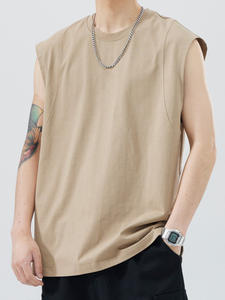 Factory Manufacturer <b>tank</b> <b>Top</b> <b>Men</b> 100% Cotton 230gsm Blank <b>Mens</b> <b>tank</b> <b>Tops</b> High Quality Boxy Knitted <b>tank</b> <b>Top</b> - Product Image 3