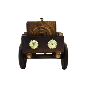 Lot 4/5 supports ronds personnalisés en bambou sous-verres en bois lisse couleur et logo personnalisés vente en gros de tapis nature style européen - Product Image 4