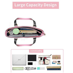 Personnalisé en cuir véritable fait à la main fermeture à glissière Shopping sac à bandoulière dames poignée supérieure femmes sac - Product Image 5