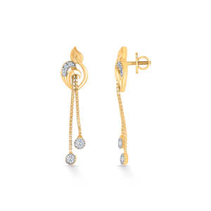 Pendientes de Oro de 18k con Esmeralda para Mujer, Ideales para Bodas y Fiestas - Product Image 3