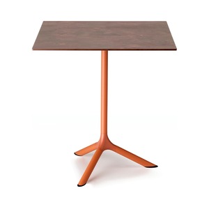Tilt Top Table Base H 73 cm Painted Steel Three-Leg Base with Die-Cast Aluminium Joint for Outdoor Cafe Bistro Tables - Product Image 1