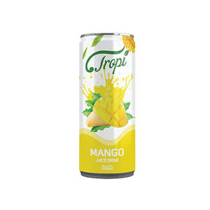 Lata fresca de jugo de frutas tropicales de 250ml de refrescos HALAL de Vietnam con muchos sabores Muestra y diseño gratis - Product Image 4