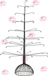 Golden Finished Wooden Base Metal Floor Christmas Tree Home Indoor Decor Metal <b>Ornaments</b> - Product Image 5