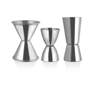 Verre de jigger en acier personnalisé gravé dernière conception 3 pièces barman tasses à mesurer verre vente chaude - Product Image 6