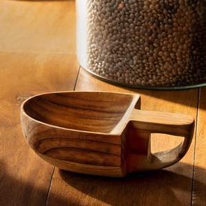 Precio barato Cuchara de madera Cuchara de cocina casera Cuchara de madera natural al por mayor para cuchara medidora de harina - Product Image 1