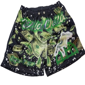 Wholesale 100% Polyester Mesh Sublimation Beach <b>Shorts</b> for Men and Women Casual Style with Solid Pattern <b>Decoration</b> - Product Image 1