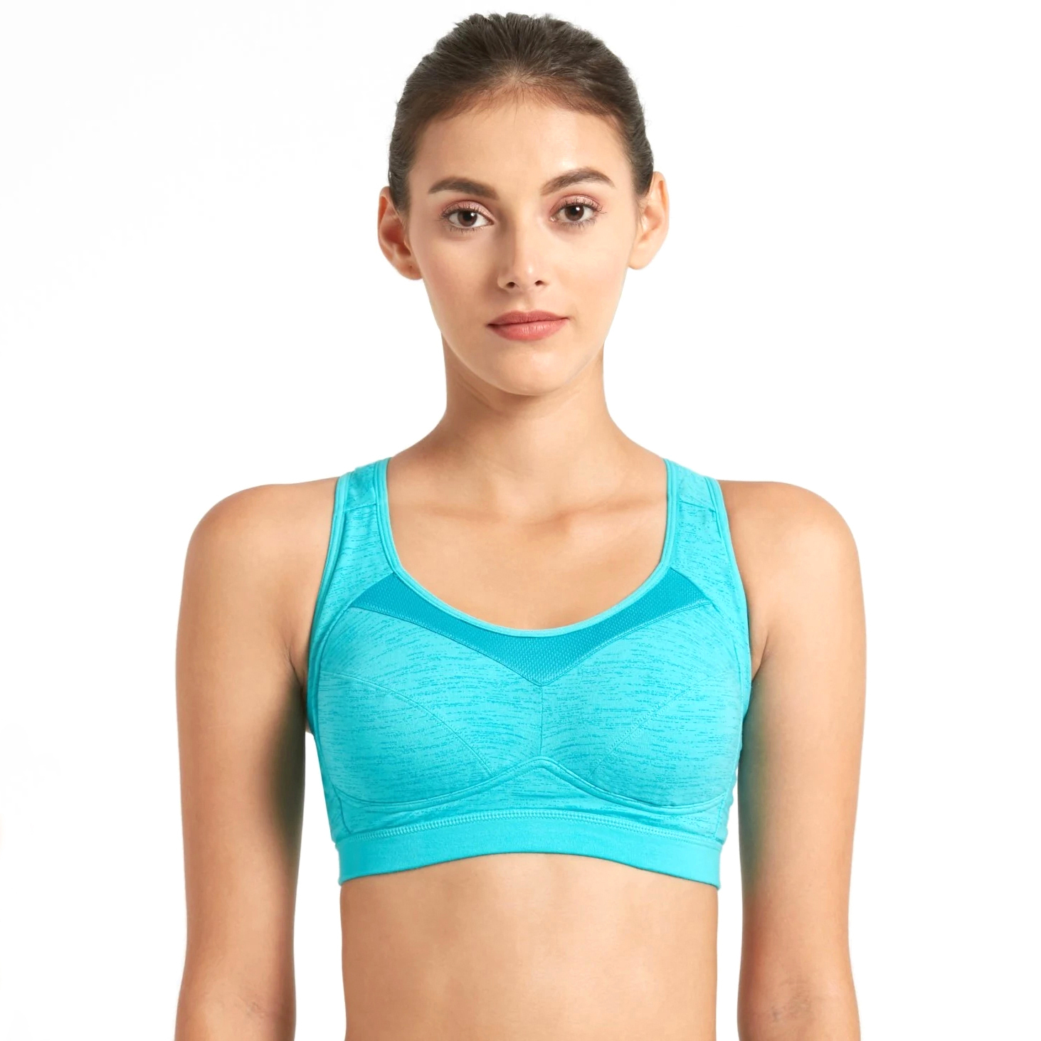 Women Yoga Running Plus Size Lightweight Seamless Adjustable Belt Front Zipper High Quality Organic Cotton Sports Bra 2023