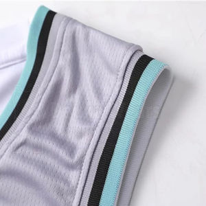 Conjuntos de Camiseta y Pantalones Cortos de Baloncesto Deportivos para Exteriores sin Mangas, 100% Poliéster, con Logotipo, Nombre y Número de Equipo Personalizados, MOQ Bajo - Product Image 4