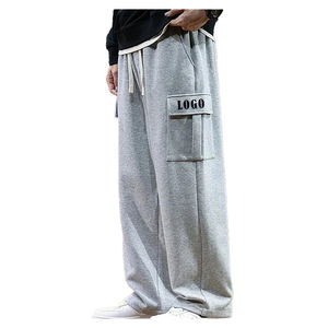 Prix de gros Dernière nouveauté haut de gamme Baggy ample personnalisé Design élégant Pantalon évasé unique et respirant pour la rue - Product Image 3