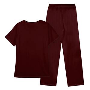 Conjunto de ropa de trabajo de enfermera suave de Color sólido para mujer, uniforme de cuidado de Spa, conjuntos de uniformes de enfermera para Hospital - Product Image 2