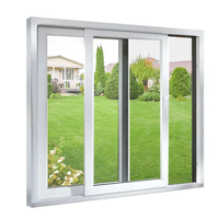 Fenêtre coulissante durable en PVC pour maison appartement balcon imperméable coupe-vent anti-corrosion cuisine rapide à faible entretien