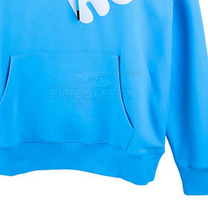 เสื้อสเวตเตอร์มีฮู้ดผ้าขนแกะลายพื้นสำหรับผู้ชายเสื้อสเวตเชิ้ตพิมพ์ลายพัฟสำหรับฤดูหนาวมาใหม่ - Product Image 5