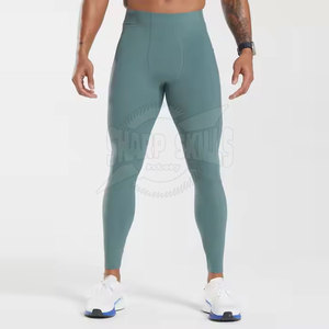 Leggings pour hommes sur mesure en coton et fibre de bambou, taille élastique, respirants, style unique - Product Image 1