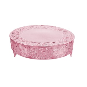 Birthday Party Celebration Cake Serving Stand Mother of Pearl Design Wooden Cake Stand for Tableware Decorative Celebration - Product Image 5