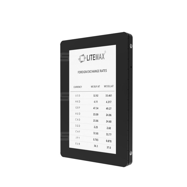 EI31A Outdoor Large Size E Ink Display Module with IP65 Rating Touchscreen Welcome Display & Wayfinding for Elevator Use