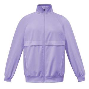 Conjunto de chaqueta de colores sólidos OEM para mujer, nuevo abrigo de trabajo con cremallera para enfermeras, pantalones superiores para correr para uso hospitalario - Product Image 2