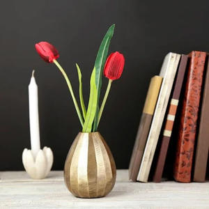 Fabricante de Marca Privada de Confianza que Vende Floreros Redondos Brillantes de la Mejor Calidad con Color y Tamaños Personalizados - Product Image 4