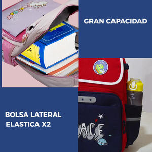School <b>Backpack</b> for <b>Boys</b> and Girls with Spacious Lightweight Pencil Case - Assorted Colors - Product Image 5