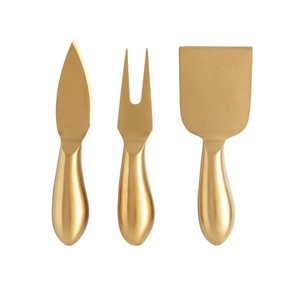 Cuchillos de Queso de Acero Inoxidable para Cortar Queso, Nuevo Diseño, Esparcidor de Mantequilla Metálico, Cuchillos de Metal con Aspecto Moderno, Nuevos Cubiertos - Product Image 5