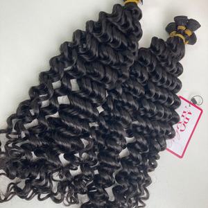 High Quality Machine Double Weft Double Drawn Remy Vietnamese <b>Hair</b> Natural Wave in Black Color - Product Image 3