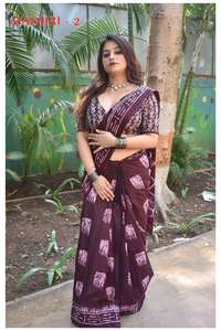 Sari de Algodón Kota Doria para Novia, Diseño de Alta Costura, Trabajo Pesado con Zari, Estilo Tradicional, Listo para Enviar desde el Fabricante en India - Product Image 2