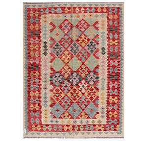 Alfombra Imaco Rugs Maimana Afganistán Kilim, Alfombra de Área de 202 x 154 cm - Product Image 1