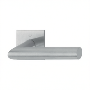 Par de manijas de puerta Amsterdam E1400Z/848 4KT 8mm F69 VA Matt con roseta, rieles para cortinas y accesorios - Product Image 2