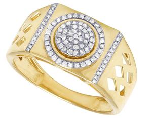 Design de luxe S925 argent avec Moissanite diamant glacé mariage Hip Hop hommes anneaux pour cadeaux - Product Image 2