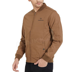 Blouson d'aviateur personnalisé avec Logo OEM, meilleure vente, blouson d'aviateur chaud de couleur unie - Product Image 3