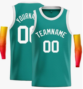 Uniforme de Baloncesto Personalizado con Bordado Tackle Twill y Estampado por Sublimación para Hombre, Camisetas de Baloncesto Retro, Camiseta Transpirable de Malla - Product Image 2