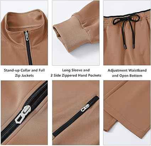 Trajes Deportivos Casuales para Hombre, Corte Ajustado, 100% Poliéster Premium, de la Mejor Calidad, Transpirables, con Logotipo Personalizado, Tallas Grandes, Color Personalizado - Product Image 3