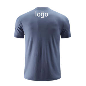 Camisetas personalizadas unisex 230gsm-280gsm de gran tamaño con hombros caídos 100% opciones de tamaño de algodón Camisetas De Hombre con pantalla de seda frontal - Product Image 3