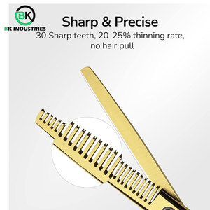 Tijeras de Entresacar Cabello para Salón, Dientes Afilados, Tijeras de Texturizar, Tijeras de Entresacar Cabello de Acero Japonés - Product Image 4