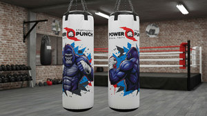 Sac de frappe en cuir robuste de 25 kg pour la boxe, le sanda et les arts martiaux, avec fermeture éclair et remplissage de sable - Product Image 6