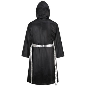 Adjustable Belt Hooded Boxing <b>Robe</b> Hood for <b>Men</b> Competition Uniform Apparel MMA Kickboxing Muay Thai Polyester/Cotton Breathable - Product Image 2